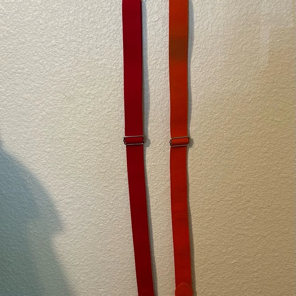 2-Pack Baseball/Softball Adjustable Belts‎ – Red & Orange – Youth to Adult Fit